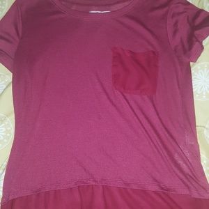 Maroon shirt